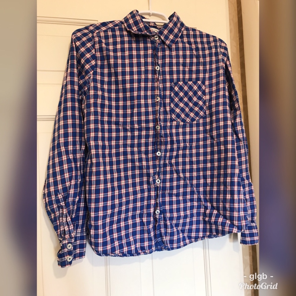 Forever 21 Plaid Button Down